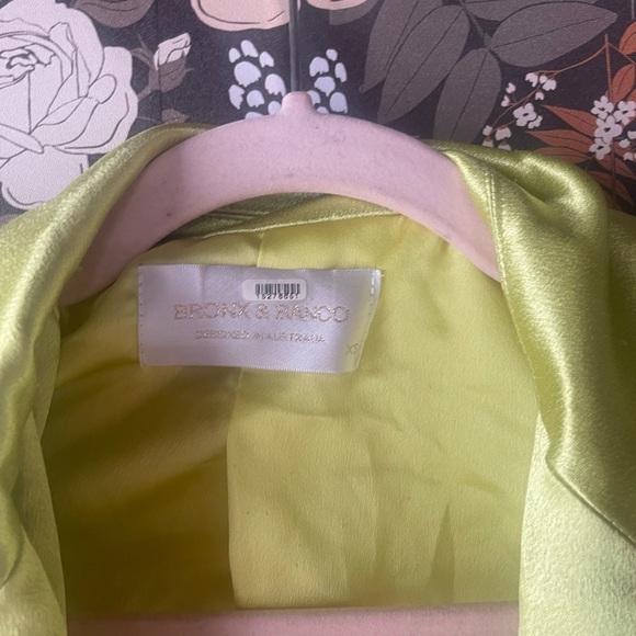 Bronx and Banco Capri Lime Blazer size XS - Picture 11 of 12